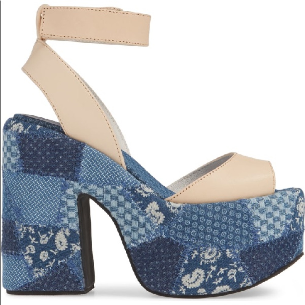 Jeffrey Campbell Myla Patchwork Sandals